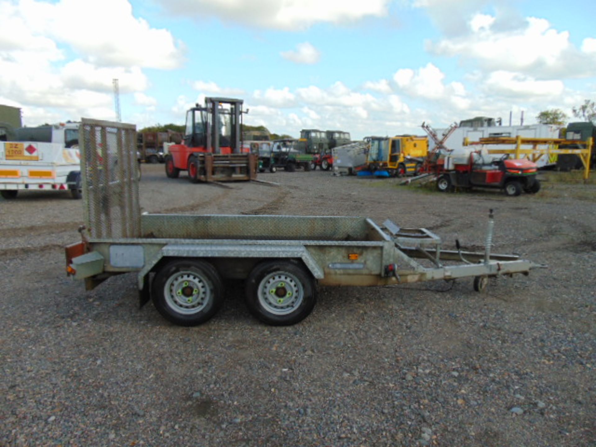 Indespension 2 Tonne Twin Axle Plant Trailer c/w Ramps - Image 4 of 13