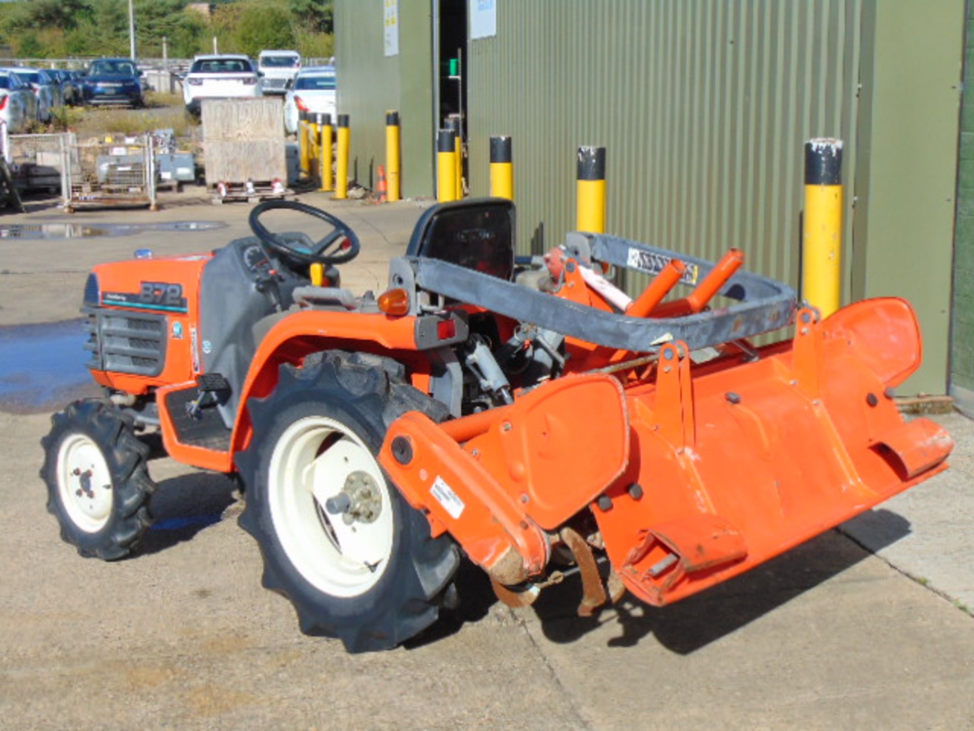 Kubota B72 4WD Compact Tractor c/w Power Steering & Rotavator ONLY 1,116 HOURS! - Image 7 of 19