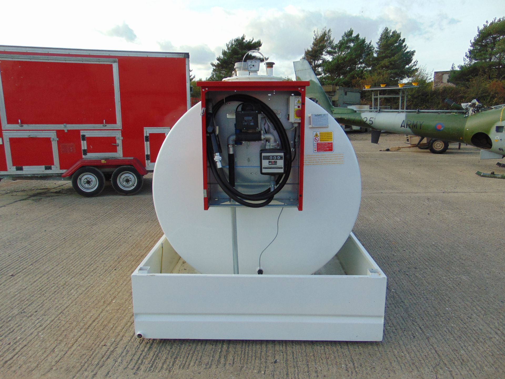 2020 Unused Emiliani Serbatoi 3172 litre bunded Static Fuel installation c/w 230 Volt Pump meter Etc