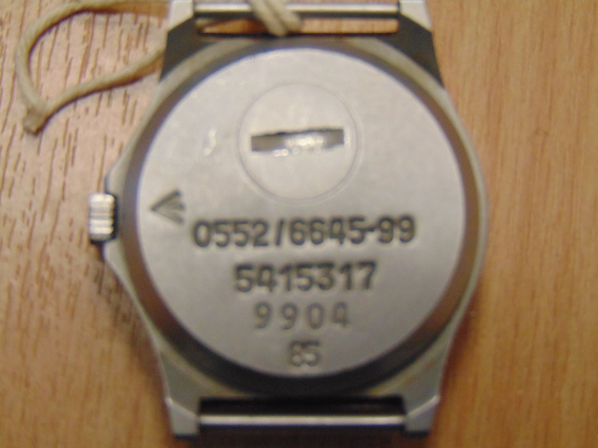 RARE CWC FAT BOY 0552 RM/ NAVY ISSUE SERVICE WATCH DATE 1985 - Image 3 of 4