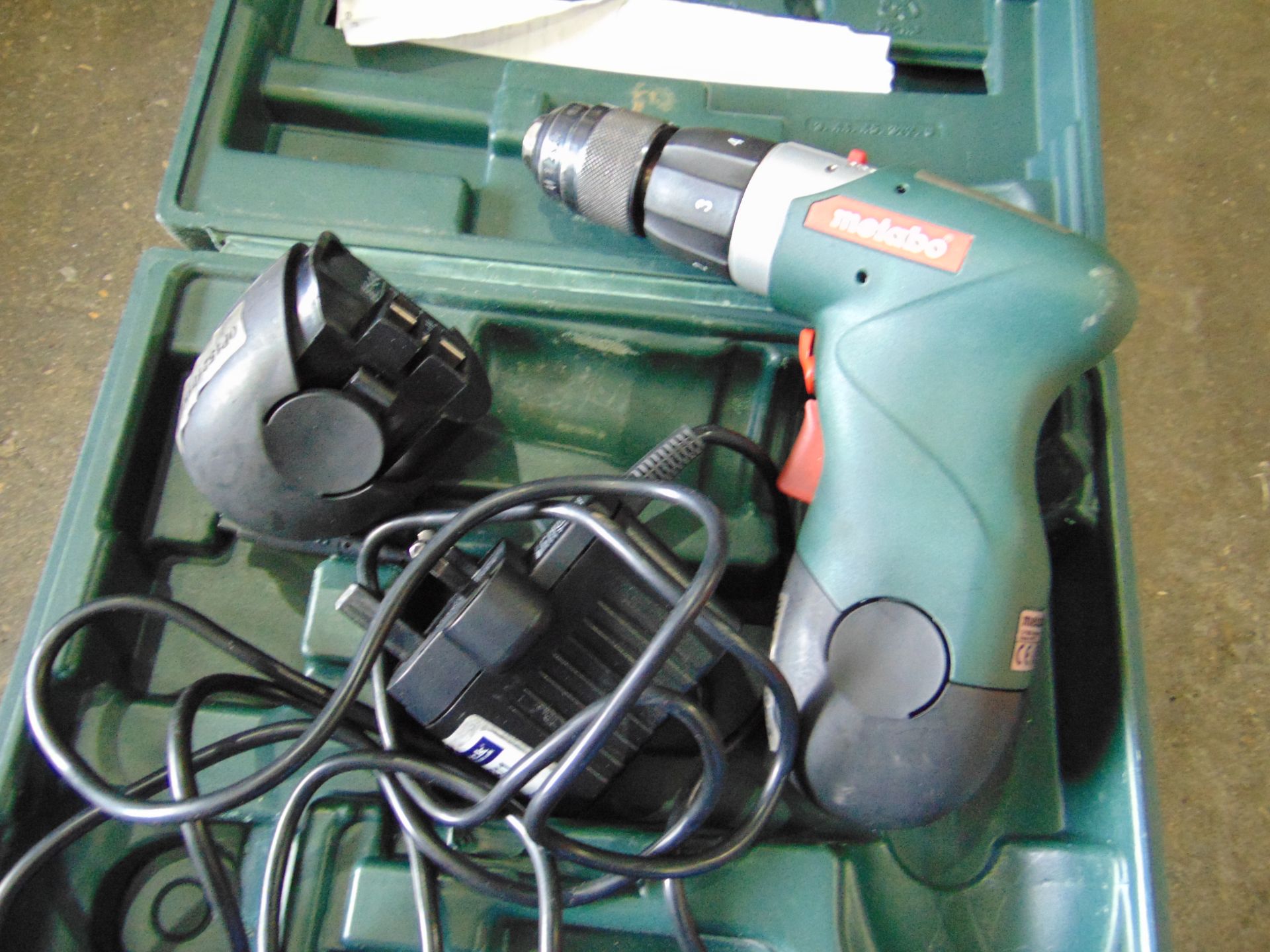 Metabo Powermaxx 4.8V Cordless Screwdriver C/W 2 x Batteries / Charger & Case - Image 2 of 6