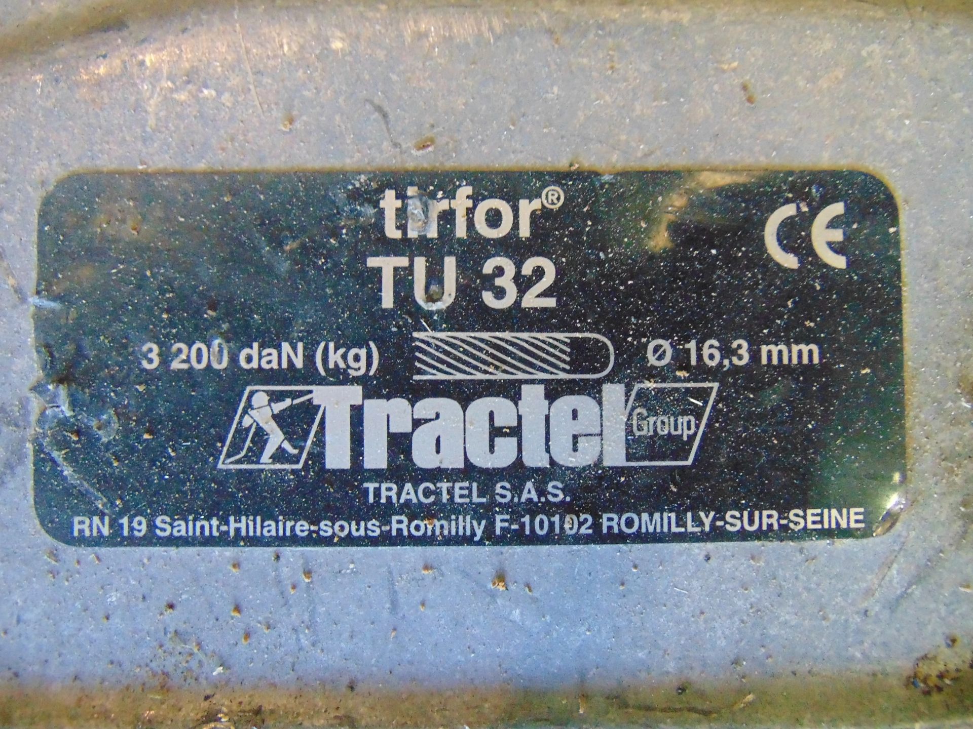 Tractel TU32 tirfor winch, with winch rope - Image 5 of 7