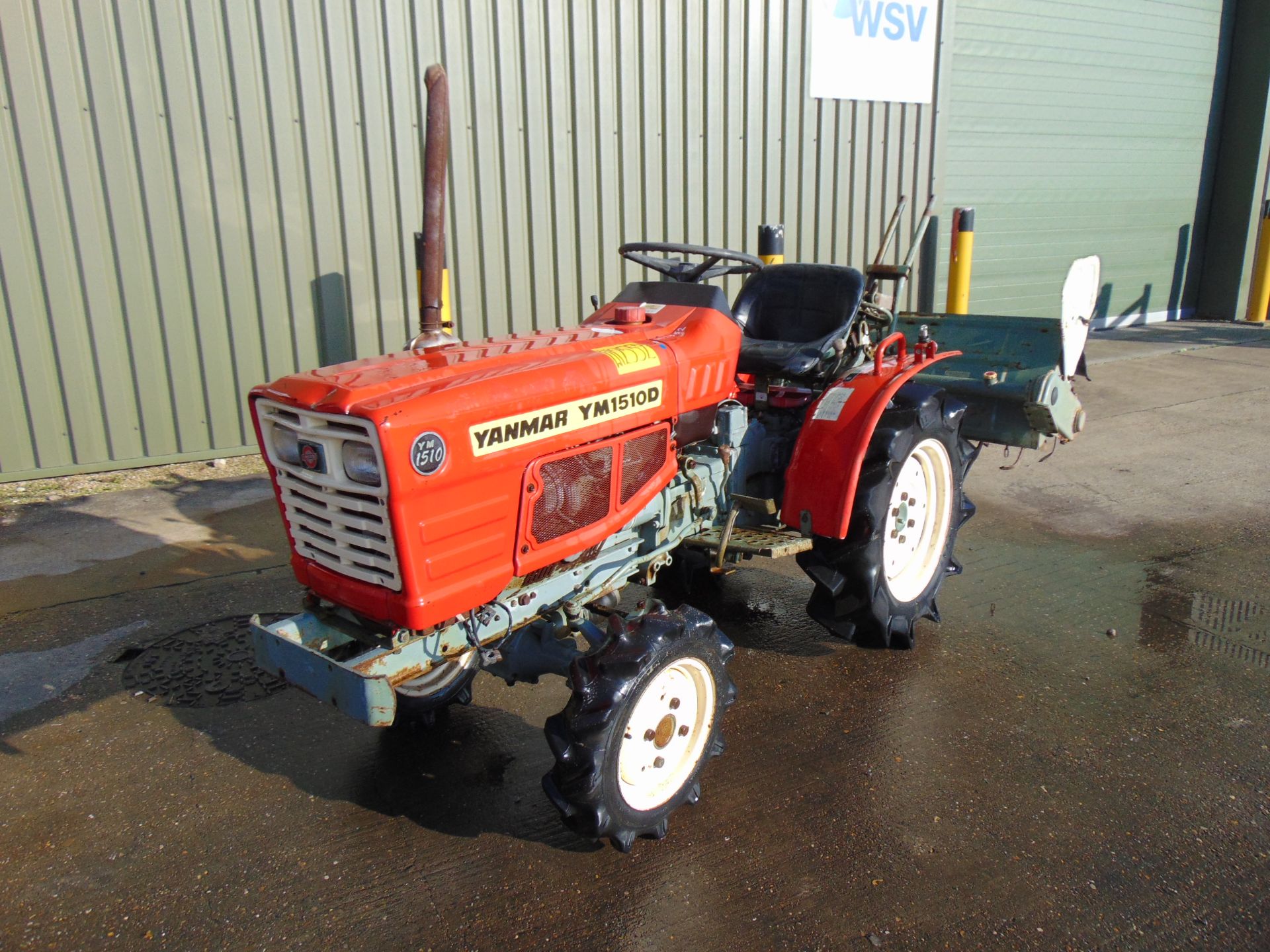 Yanmar YM1510D 4WD Compact Tractor c/w Rotovator ONLY 353 HOURS! - Image 2 of 23