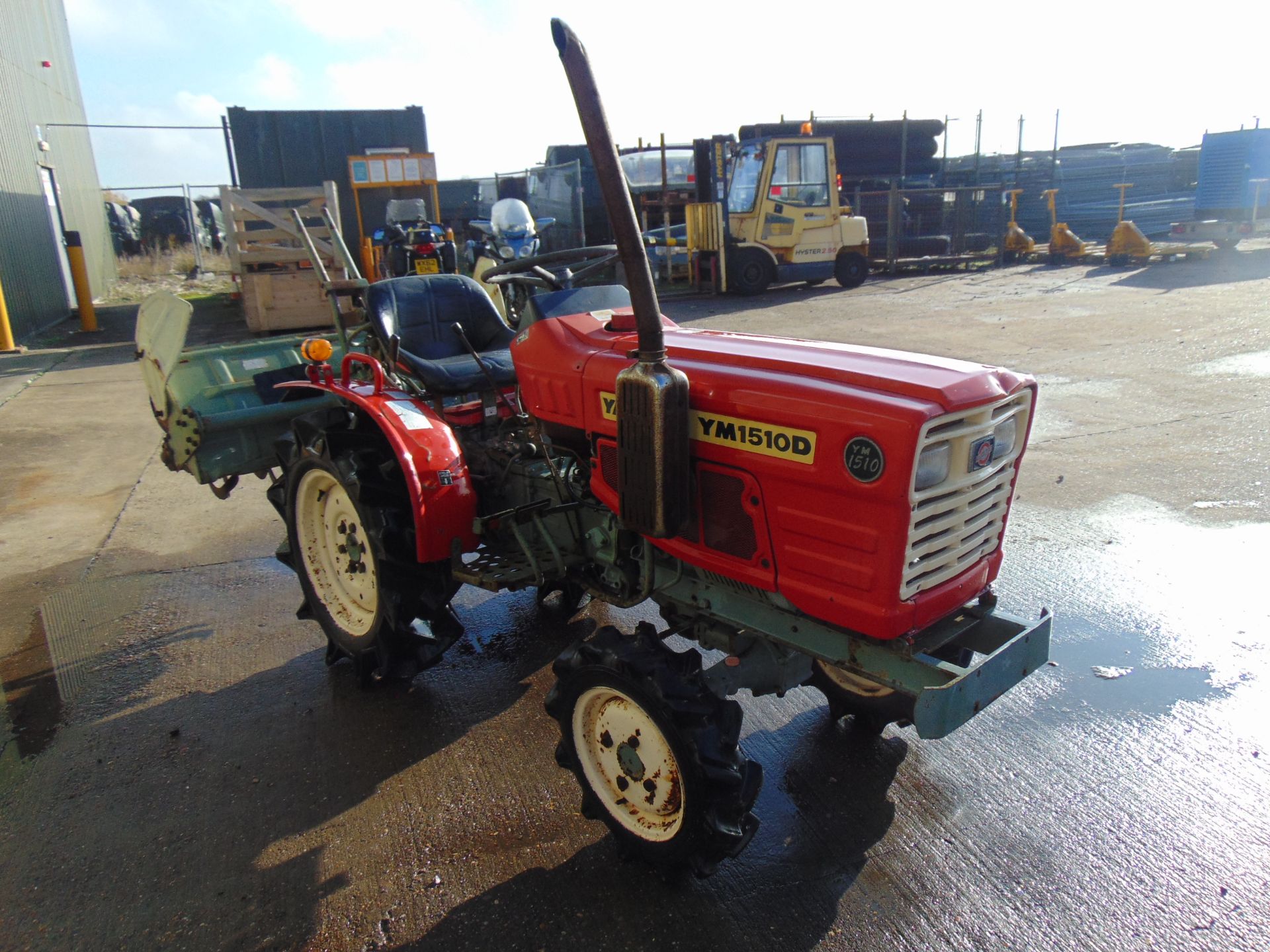 Yanmar YM1510D 4WD Compact Tractor c/w Rotovator ONLY 353 HOURS! - Image 4 of 23