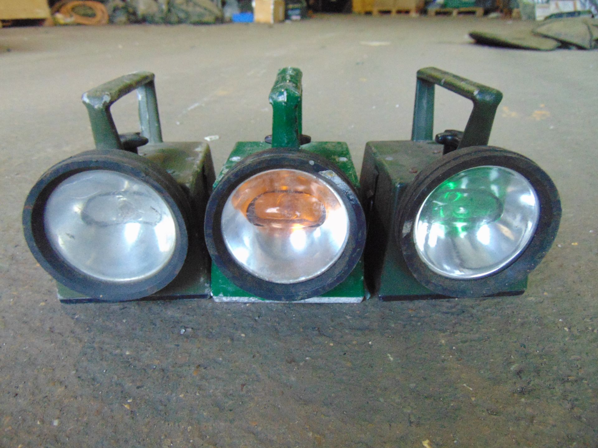 3 x Vintage British Army Bardic Lamps - Image 2 of 3