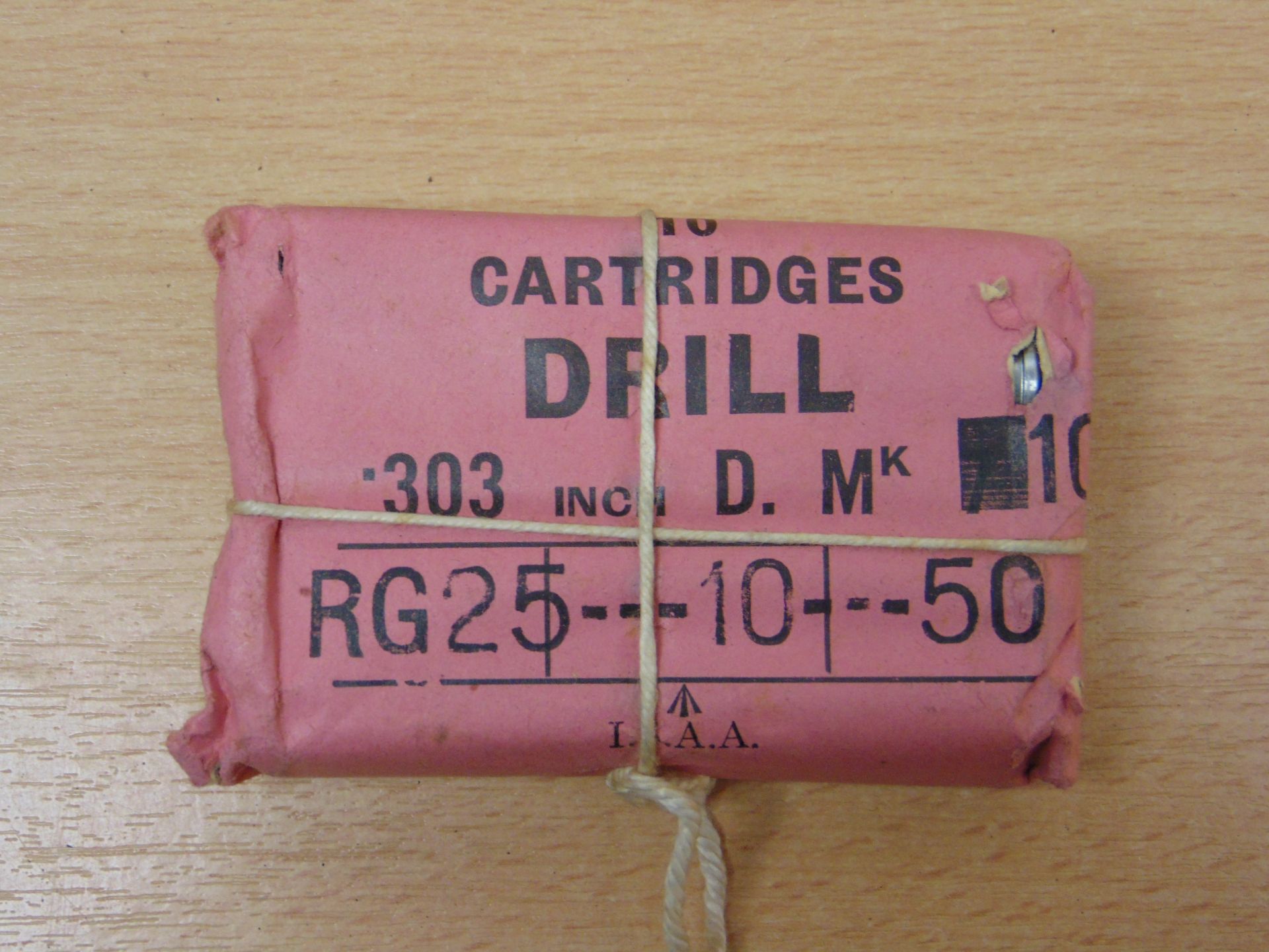 1X UNOPENED PACK OF 303 DRILL ROUNDS RADWAY GREEN DATED 1950 - Image 3 of 6