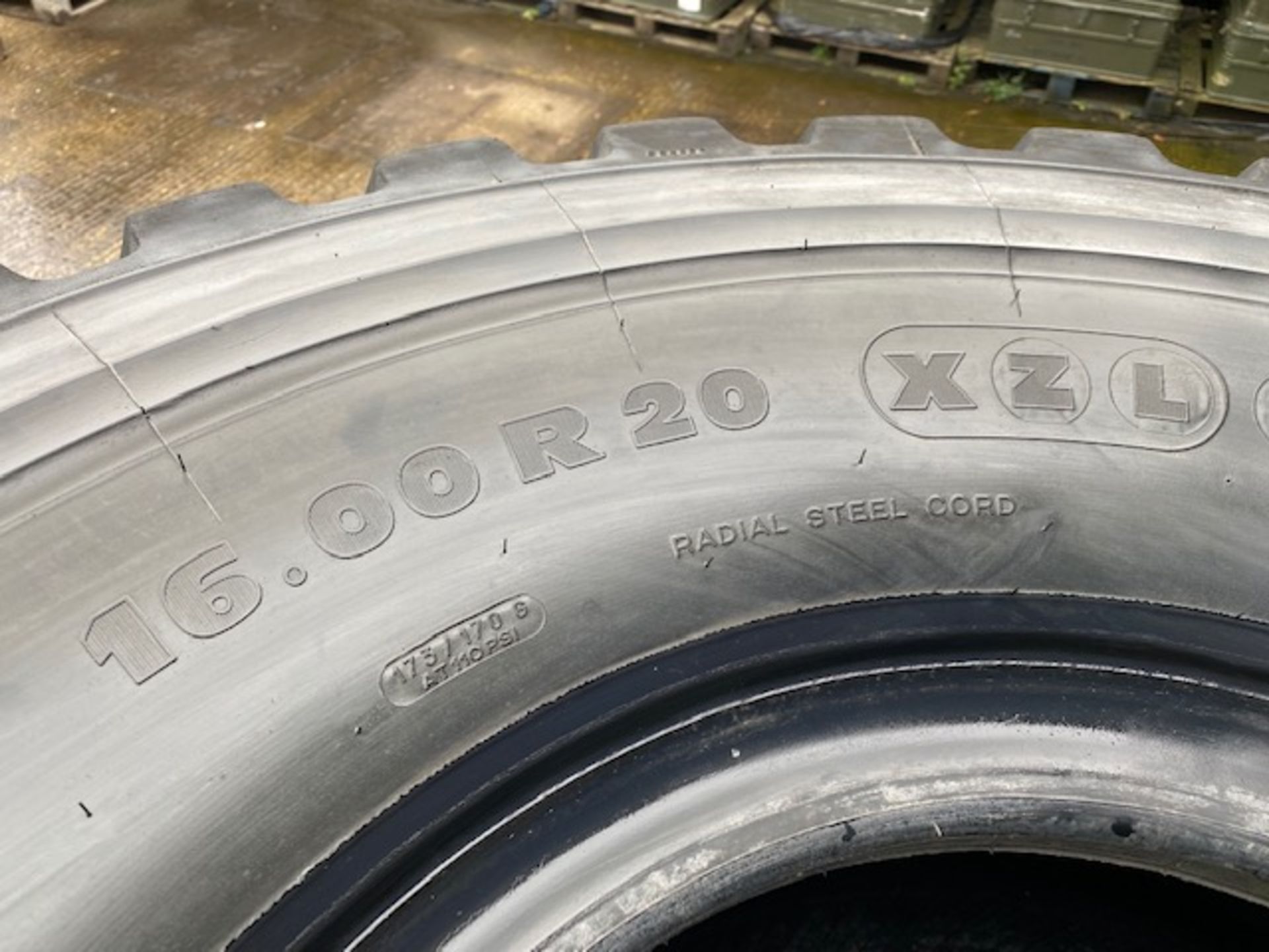 Michelin 16.00R20 XZL tyres - Image 2 of 8