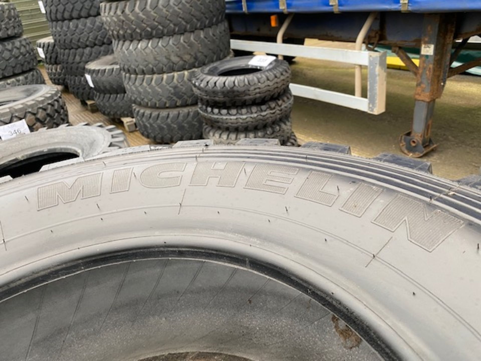 Unused Michelin XZL 335/80R20 tyres - Image 2 of 7