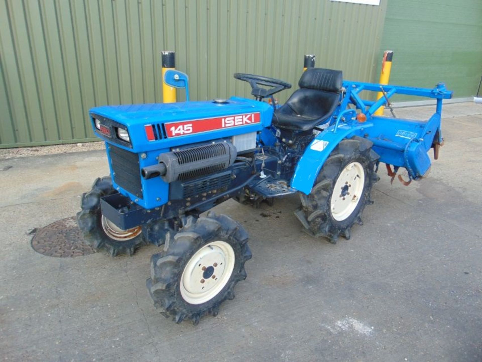 Iseki Model 145 4x4 Compact Tractor c/w Iseki RA 1200 Rotavator ONLY 606 HOURS!