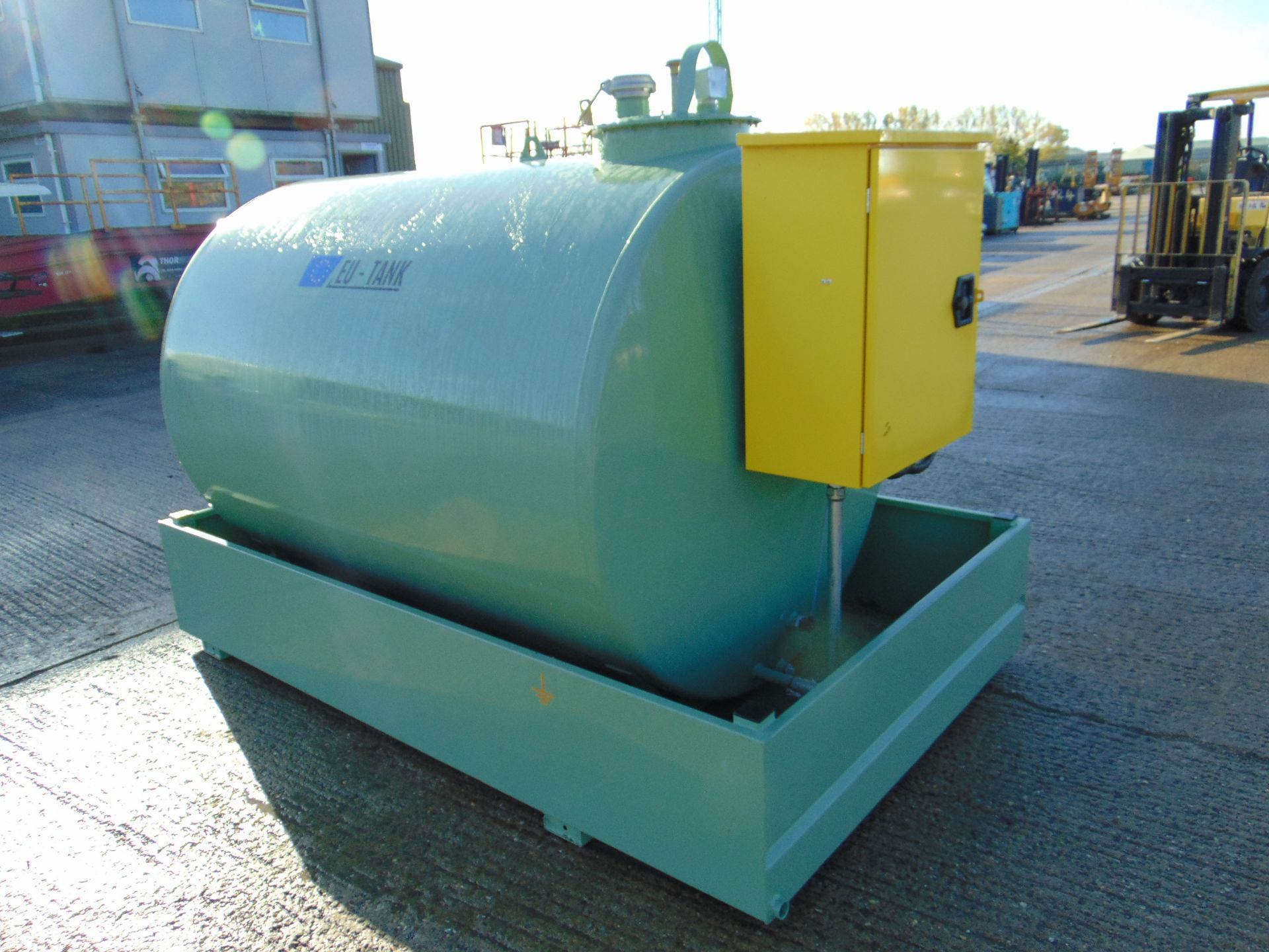 2020 Unused Emiliani Serbatoi 3172 litre bunded Static Fuel installation c/w 230 Volt Pump meter Etc - Image 3 of 14