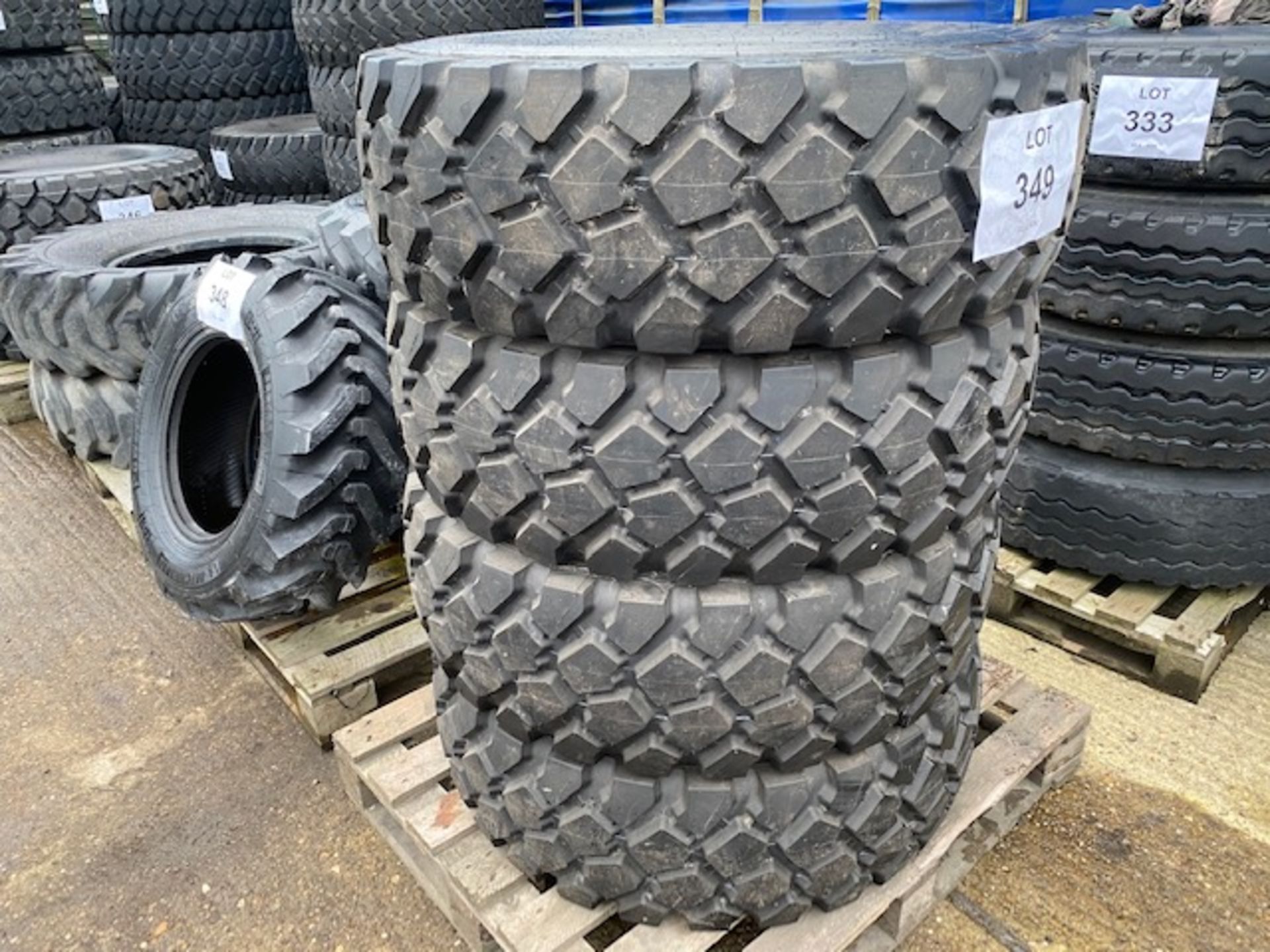 Unused Michelin XZL 335/80R20 tyres - Image 7 of 7