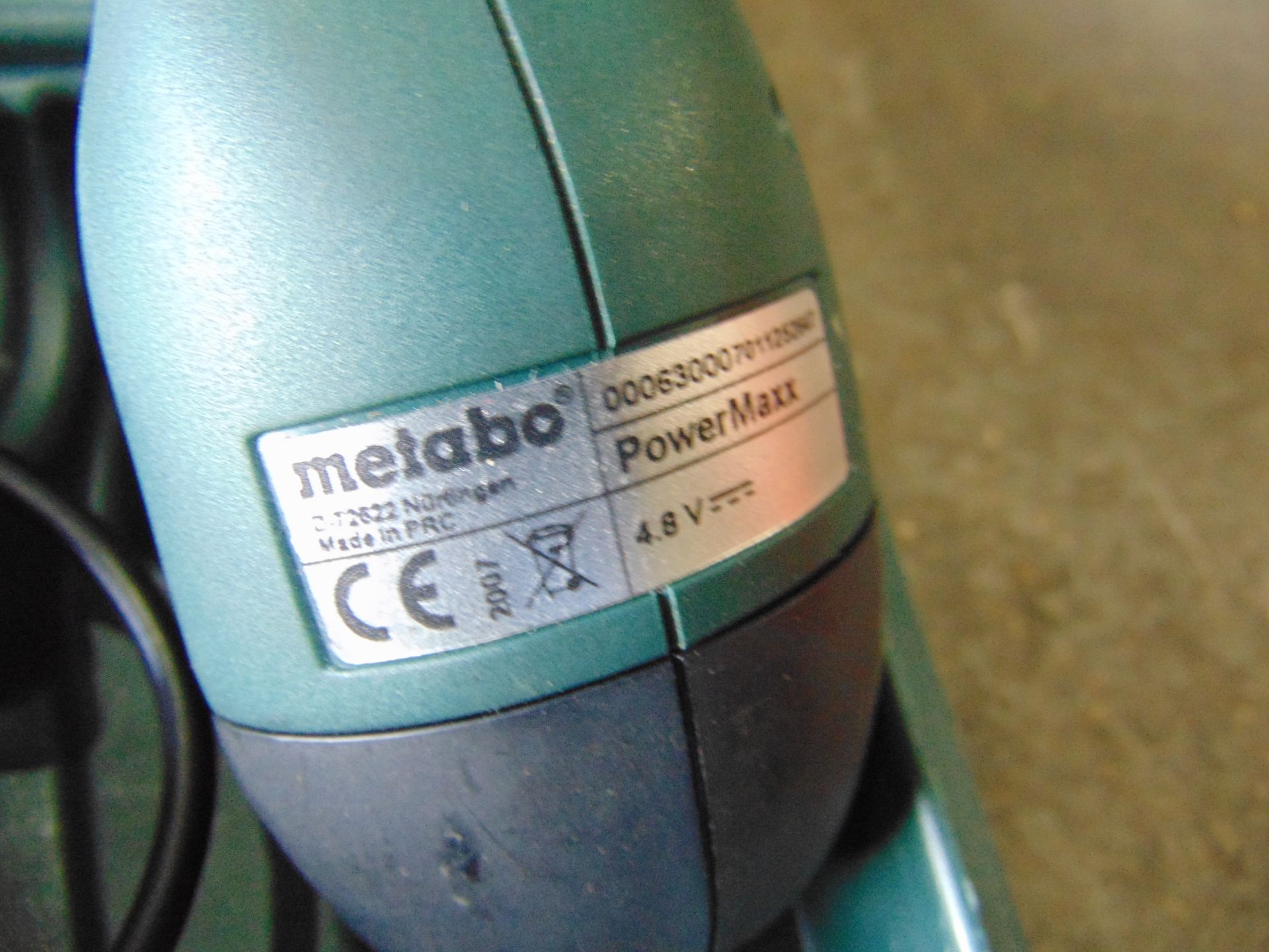 Metabo Powermaxx 4.8V Cordless Screwdriver C/W 2 x Batteries / Charger & Case - Image 5 of 6