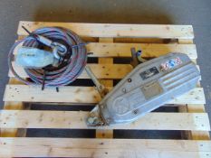 Tractel TU32 tirfor winch, with winch rope