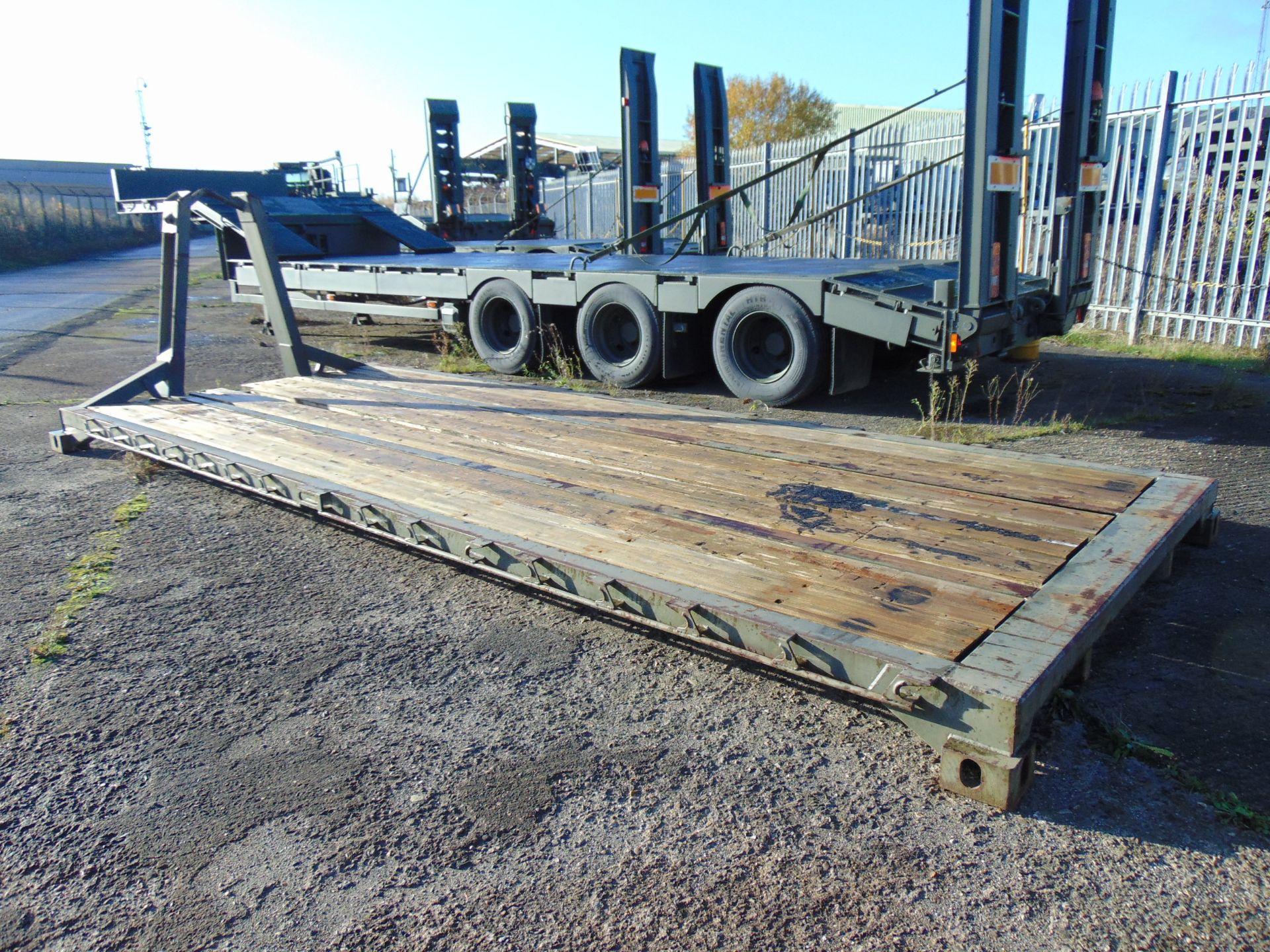 Marshall Engineering 20ft Flat Rack - Image 4 of 8