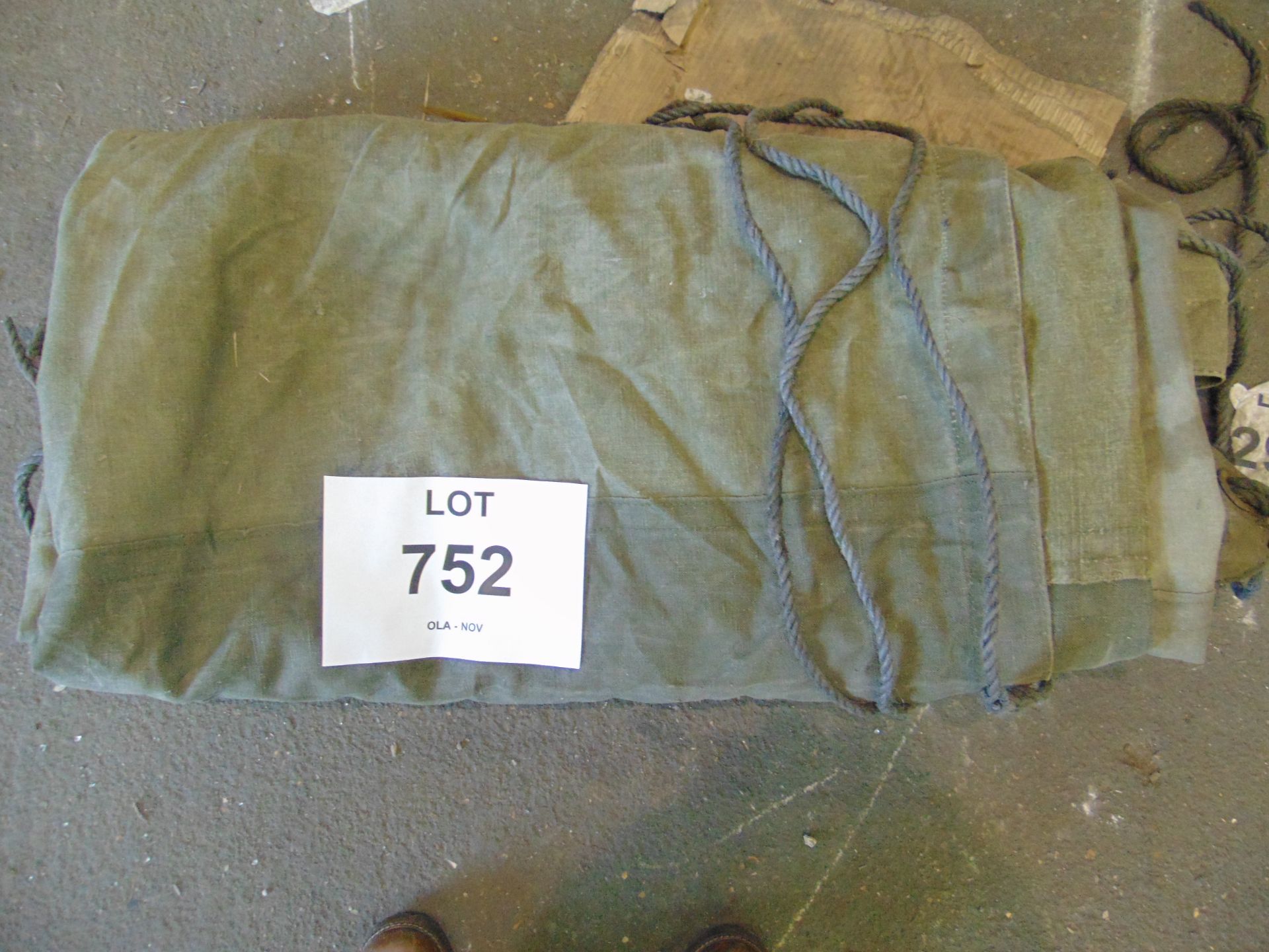 11ft X 11ft CANVAS TANK TARPAULIN FOR REAR DECK - Image 5 of 5