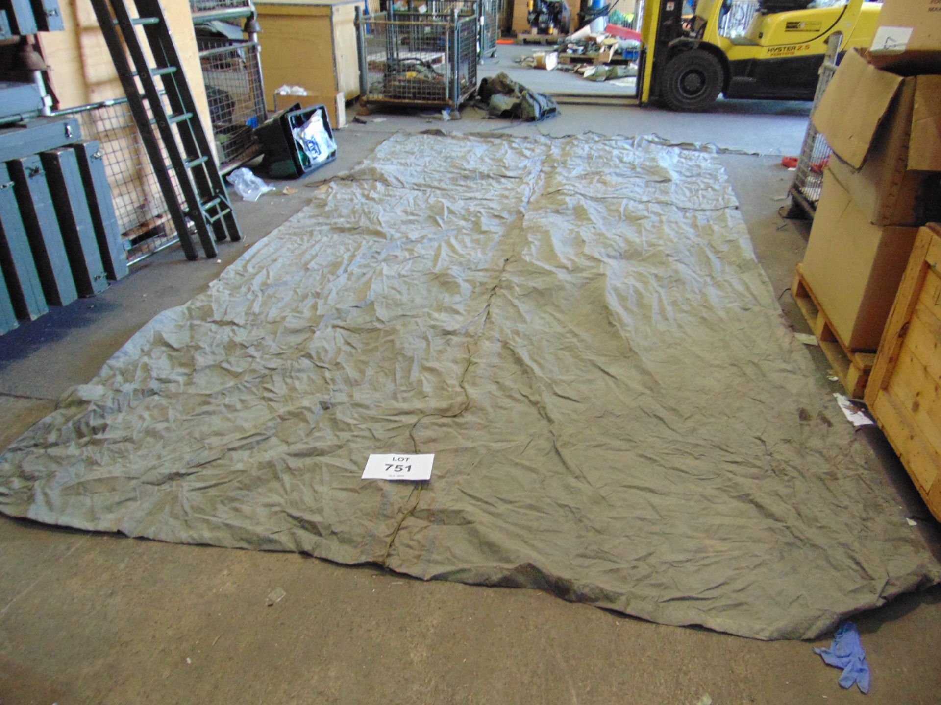 9ft 6ins X 17ft Canvas Tank Tarpaulin - Image 5 of 5