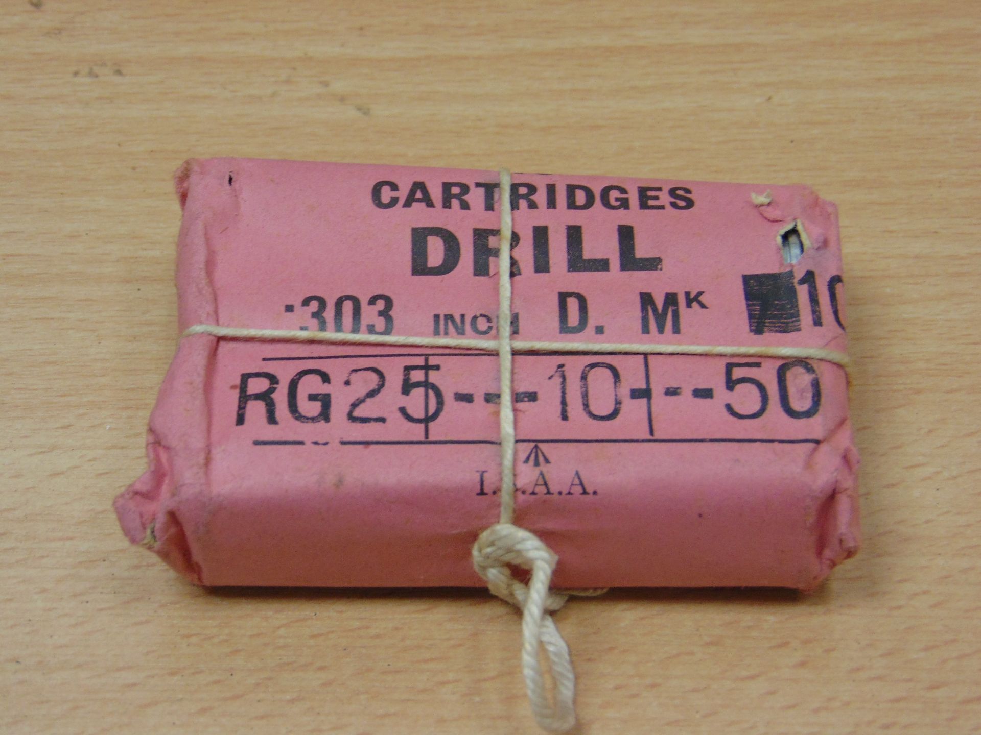 1X UNOPENED PACK OF 303 DRILL ROUNDS RADWAY GREEN DATED 1950 - Image 4 of 6