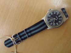 CWC 0555 ROYAL NAVY ISSUE SERVICE WATCH- NATO MARKS DATED 1995