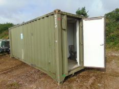 Demountable Front Line Ablution Unit in 20ft Container with hook loader, Twist Locks Etc