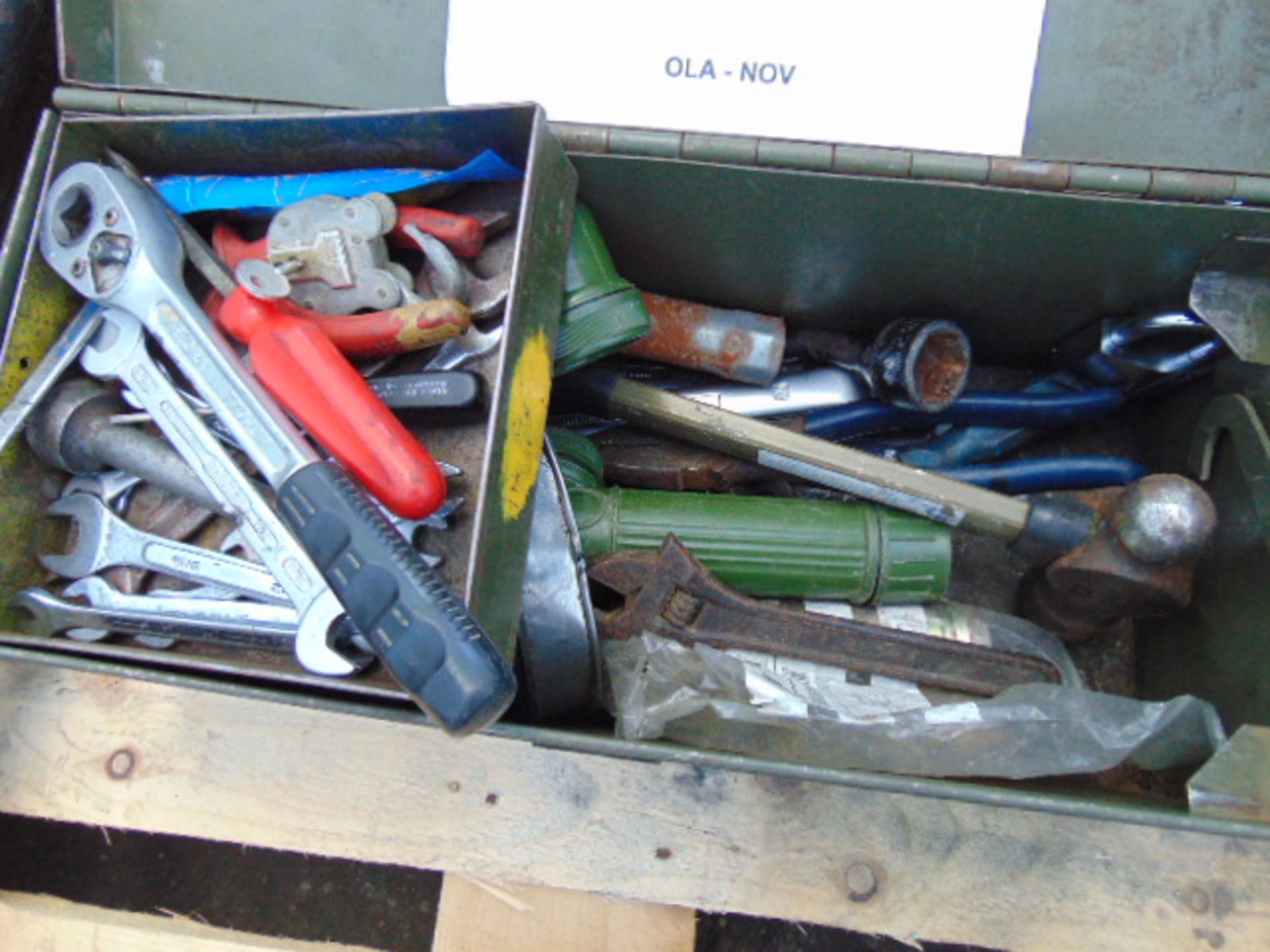 V M Mechanics tool box c/w tools as shown - Image 2 of 3