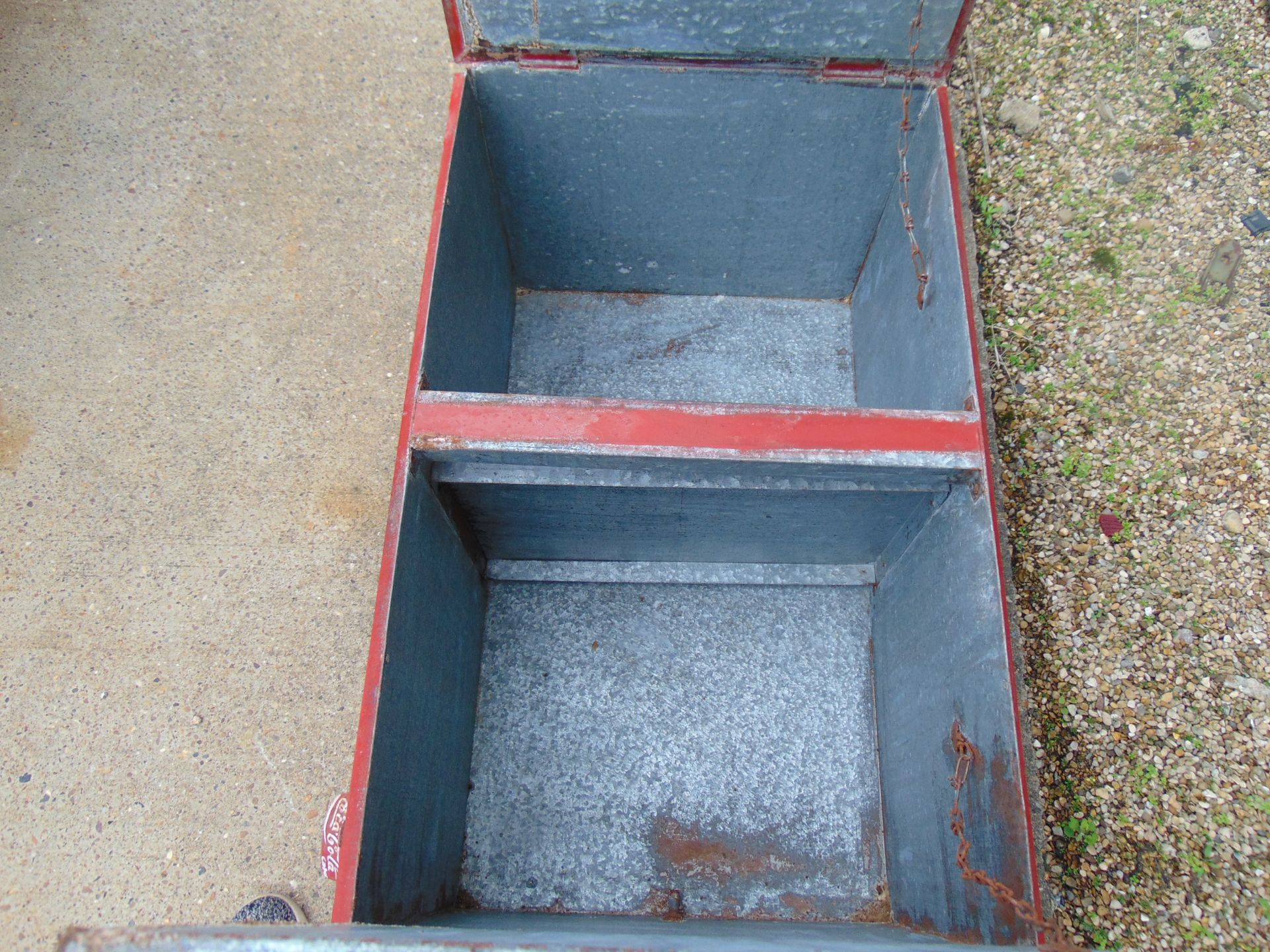 VINTAGE GALVANISED COCA-COLA COOL BOX - Image 4 of 5