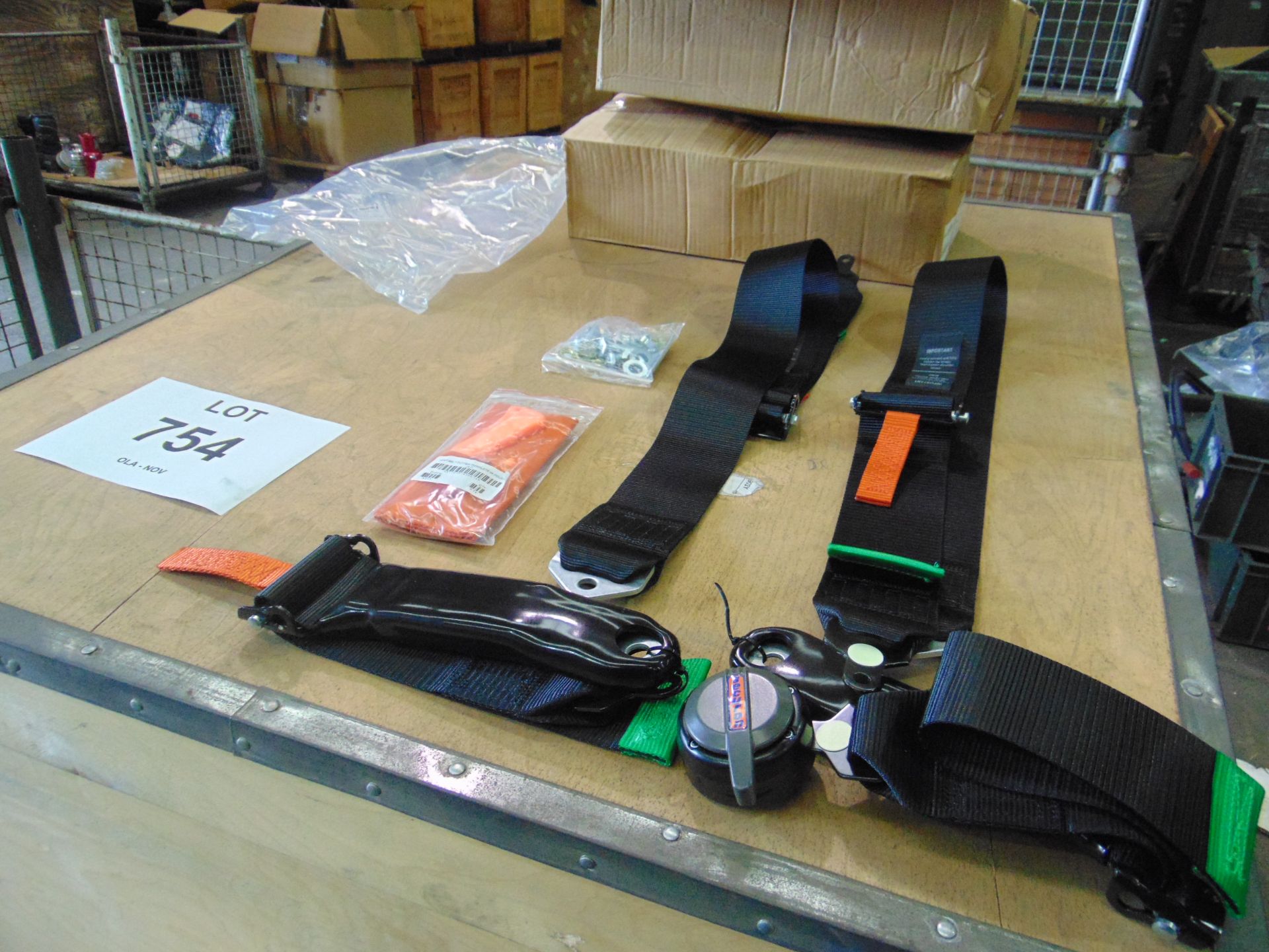 2X FV DRIVER FULL HARNESS SEAT BELT KITS - Image 2 of 7