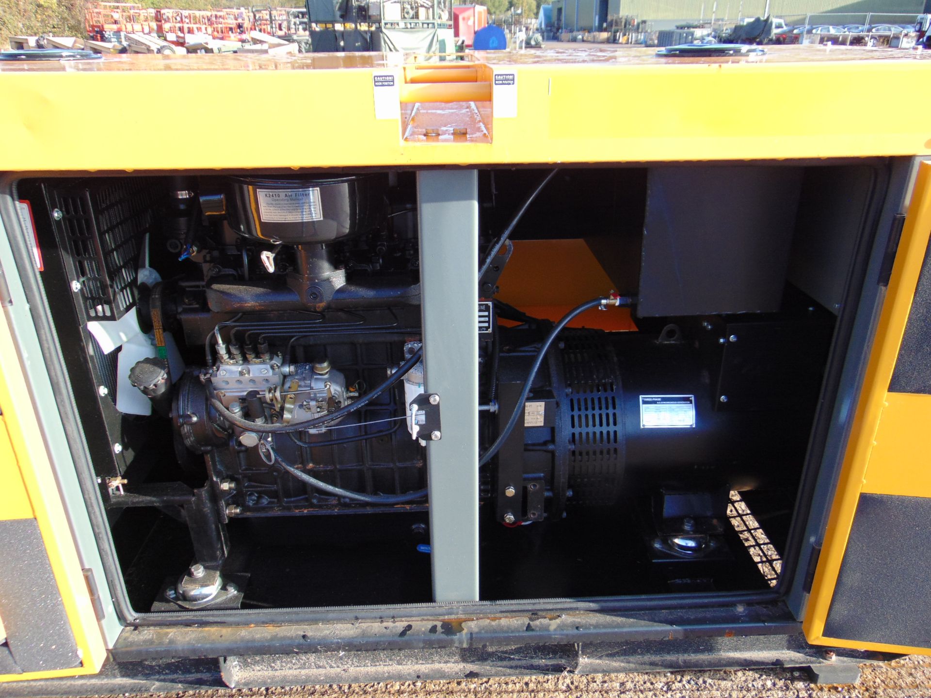 2020 UNISSUED 60 KVA 3 Phase Silent Diesel Generator Set - Image 10 of 17