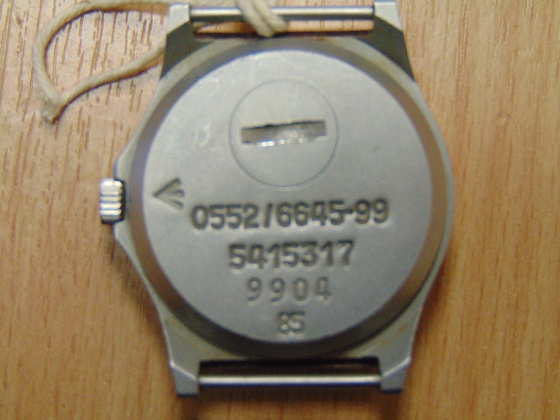 RARE CWC FAT BOY 0552 RM/ NAVY ISSUE SERVICE WATCH DATE 1985 - Image 4 of 4