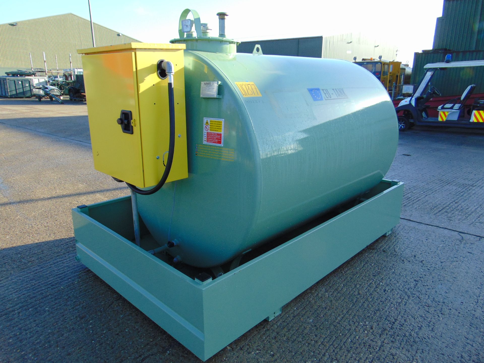 2020 Unused Emiliani Serbatoi 3172 litre bunded Static Fuel installation c/w 230 Volt Pump meter Etc - Image 2 of 14