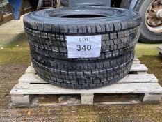 Unused Continental HDR 11R22.5 tyres