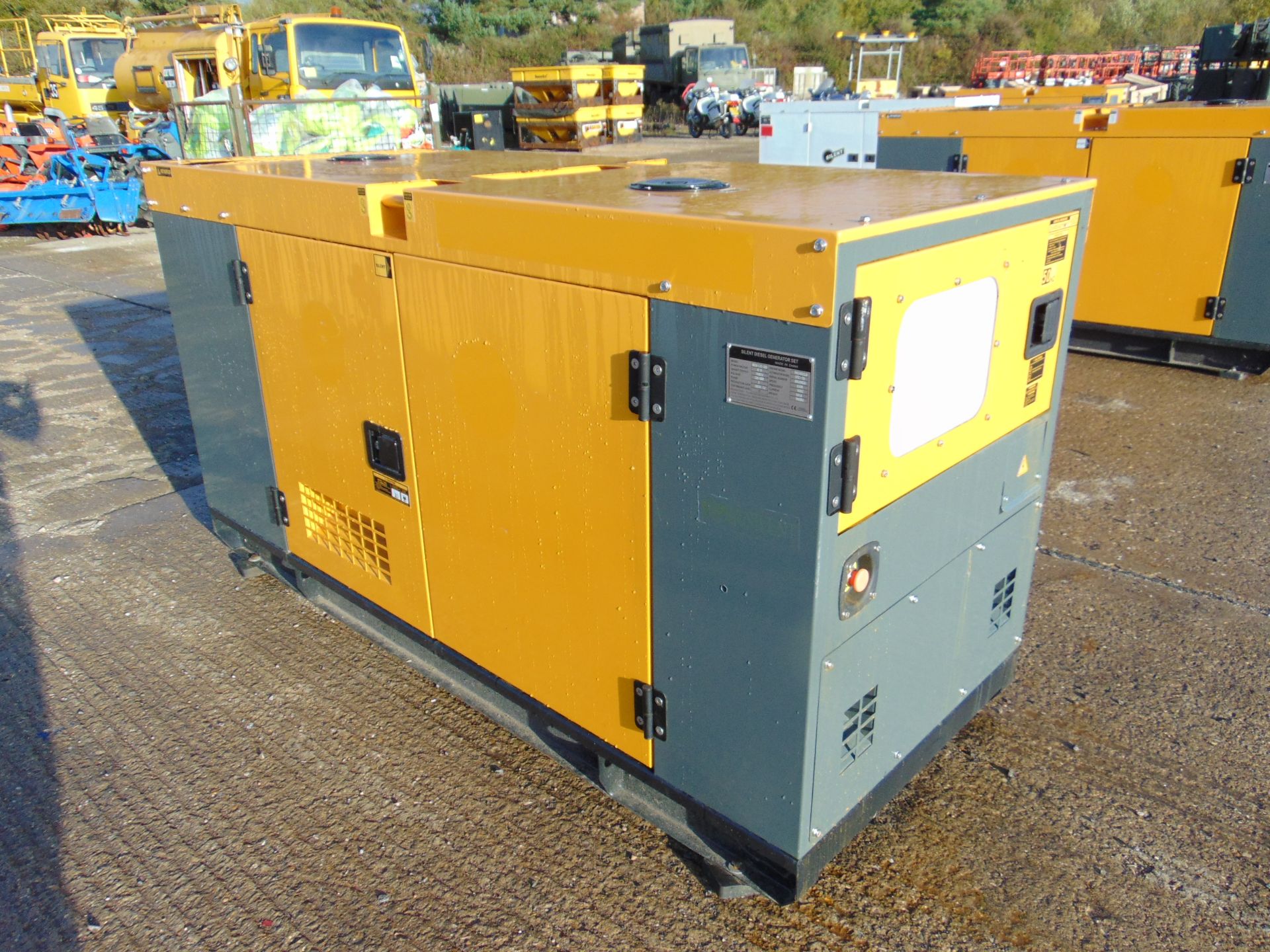 2020 UNISSUED 70 KVA 3 Phase Silent Diesel Generator Set - Image 6 of 17