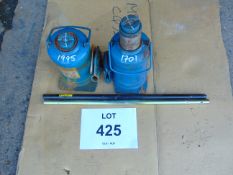 2 x Weber 12 tonne Hydraulic Bottle Jacks as shown