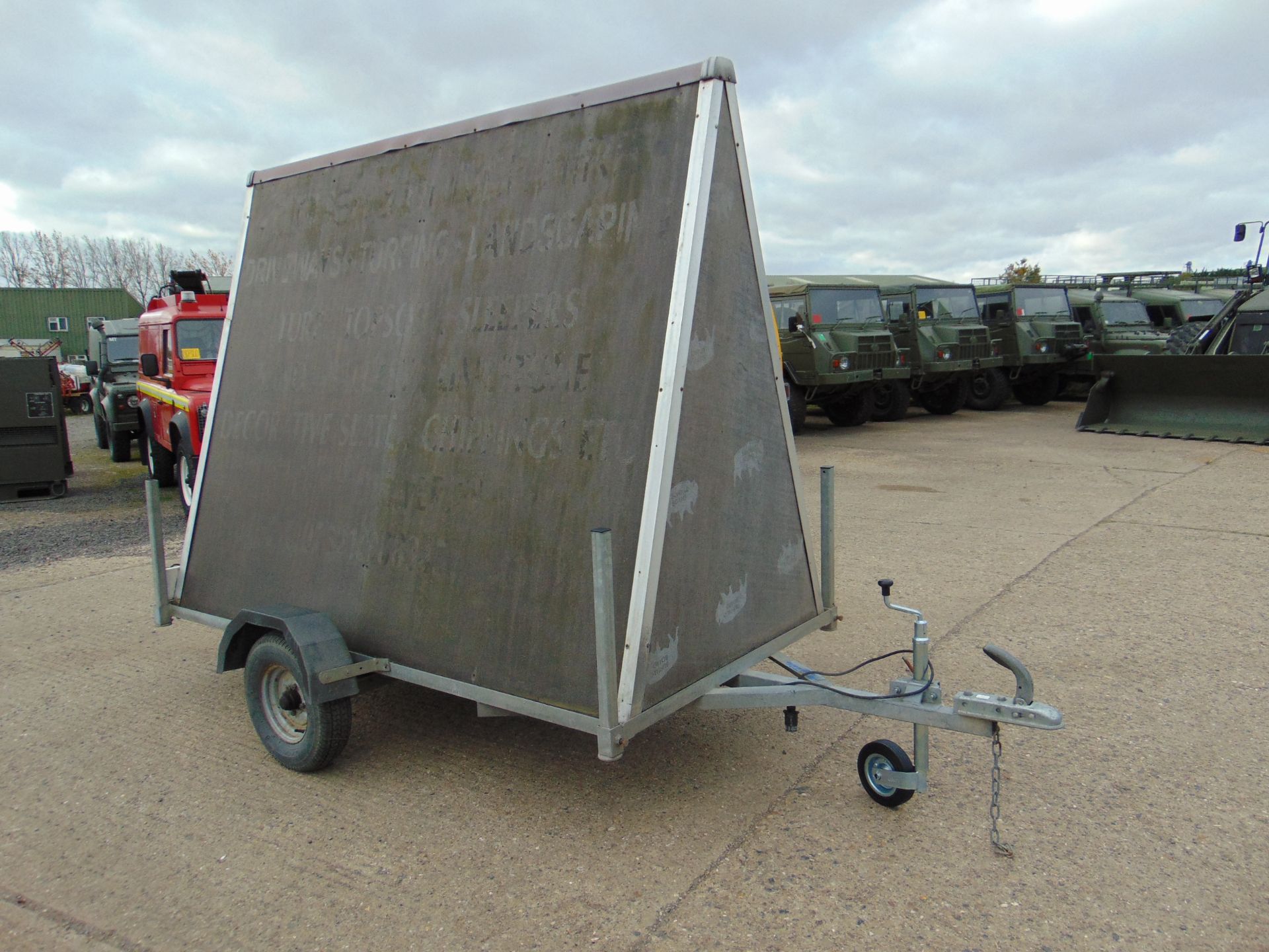 Single Axle Advertising Promotional Trailer 8ft x 6ft - Image 3 of 12