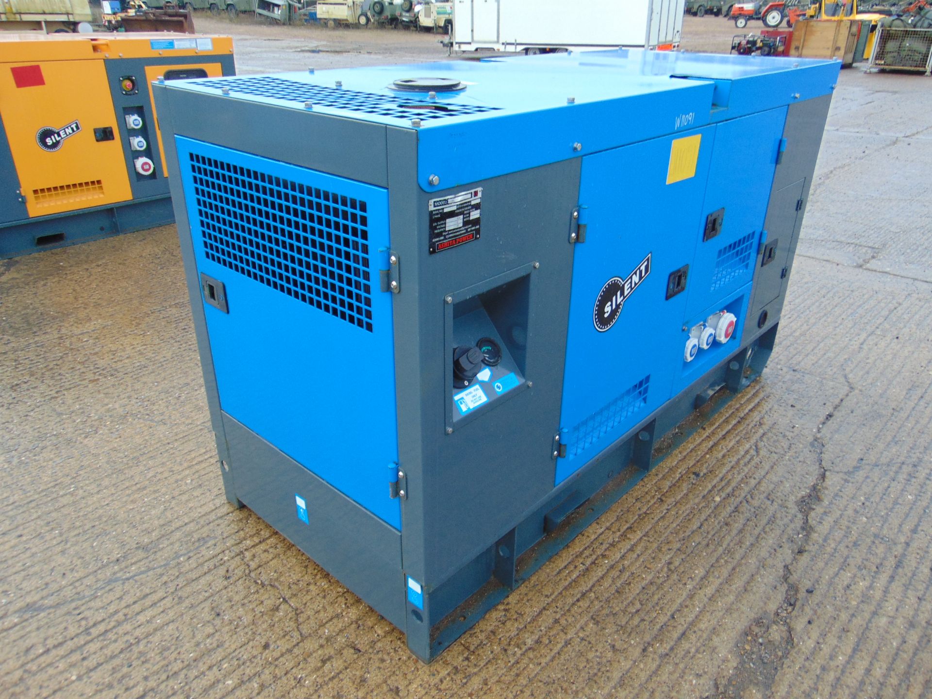 2020 UNISSUED 50 KVA 3 Phase Silent Diesel Generator Set - Image 2 of 15