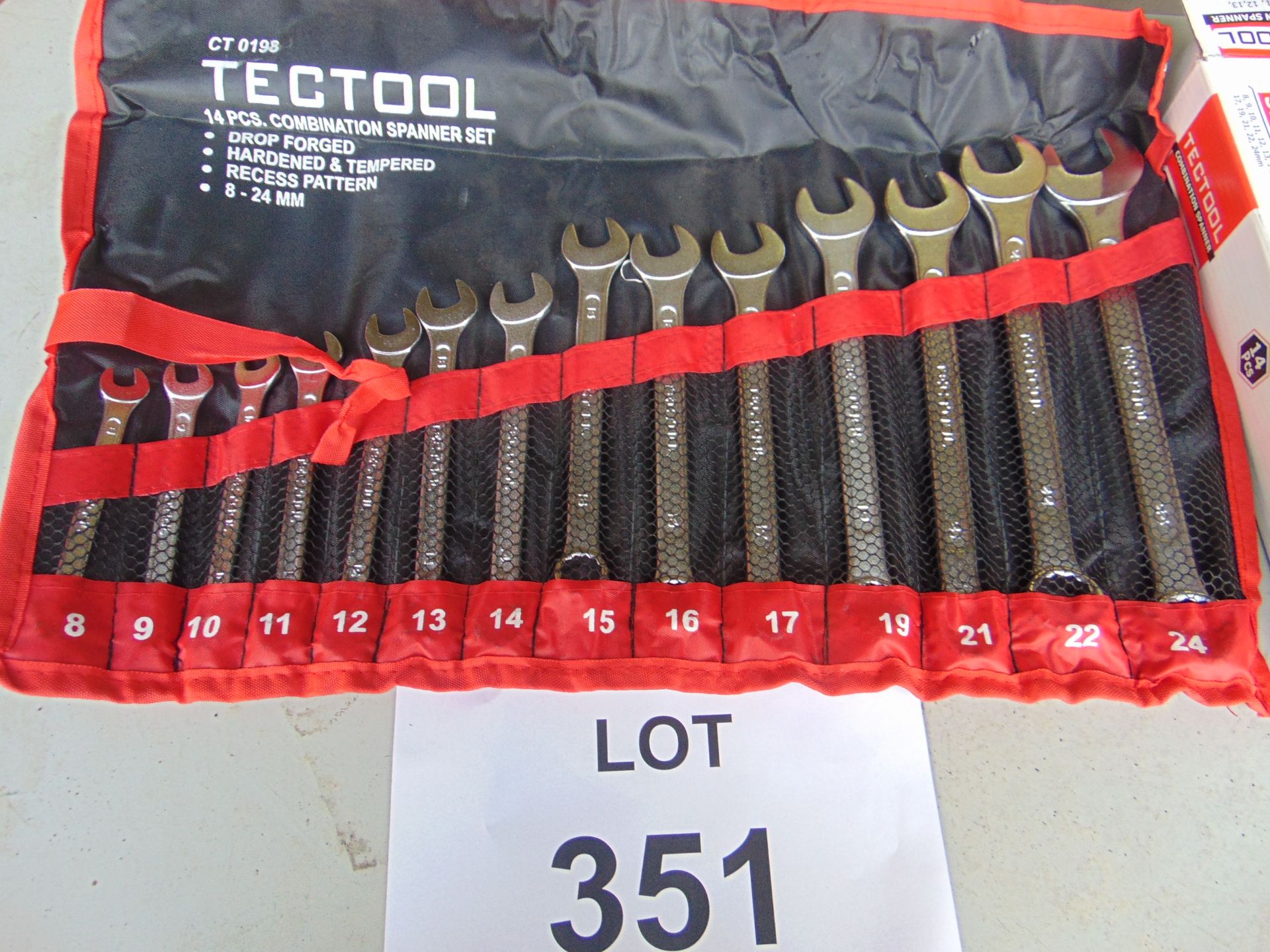 Tectool 14 pcs Combination Spanners set Unused as shown - Image 2 of 3