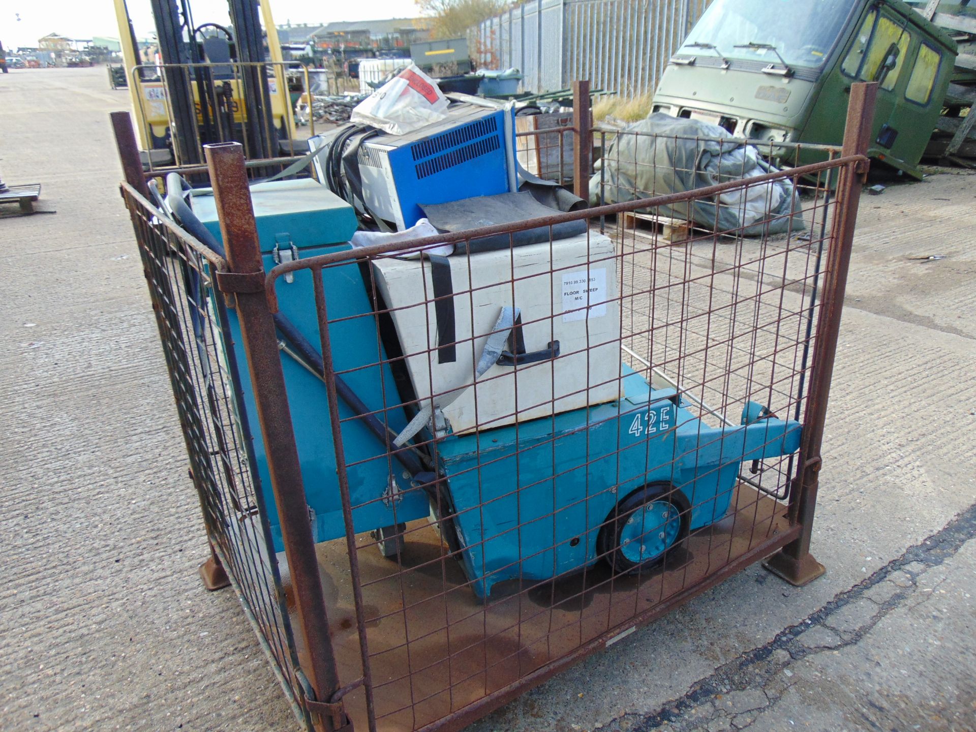 Tennant 45E Floor Sweeper c/w charger - Image 3 of 7