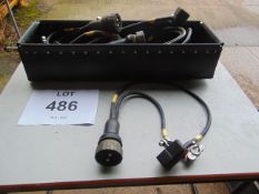 6 x Vehicle Battery Leads and Plugs Unissued