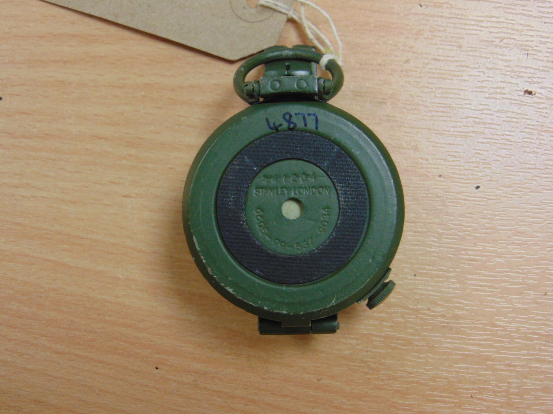 STANLEY- LONDON BRITISH ARMY PRISMATIC COMPASS WITH NATO MARKINGS AND CALIBRATED IN MILS UNISSUED - Image 5 of 5