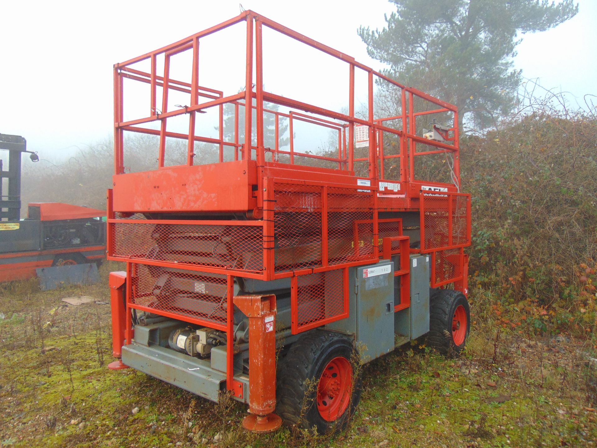 SkyJack SJ8841 Rough Terrain 14.5m Diesel Scissor Lift ONLY 2,319 HOURS! - Image 3 of 19