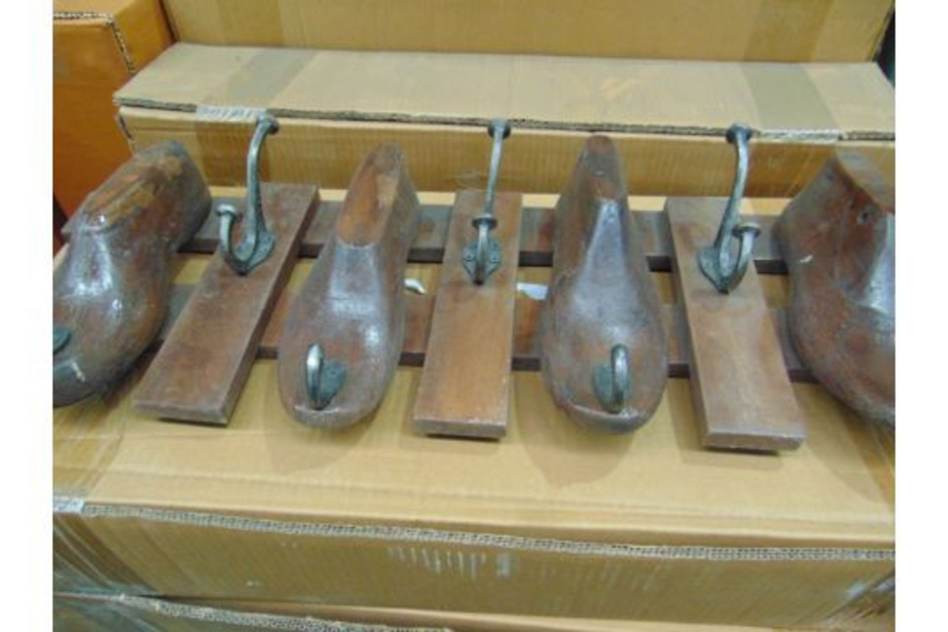 VERY UNUSUAL COBBLERS SHOE MAKERS COAT HOOKS - Image 4 of 4