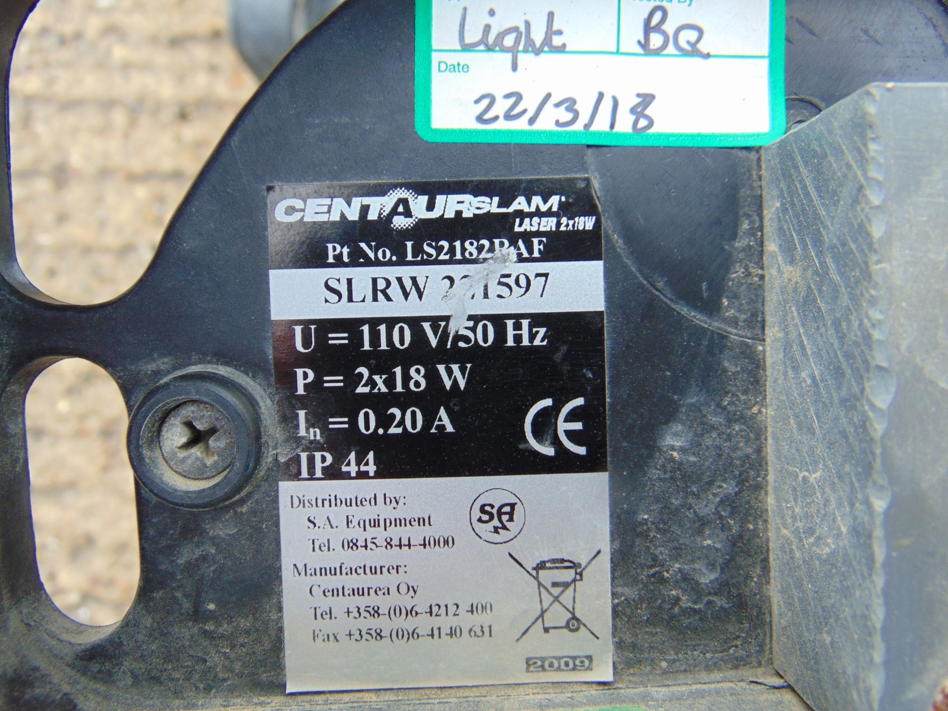 2 x Centaur Slam Laser 2x18W 110V Lights - Image 5 of 5