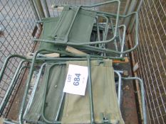 8 x Standard British Army Campin Chairs