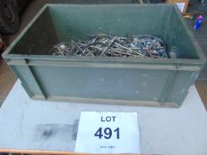 1 x Box Assorted Nuts, Bolts, Battery Clamps, Hose clips etc