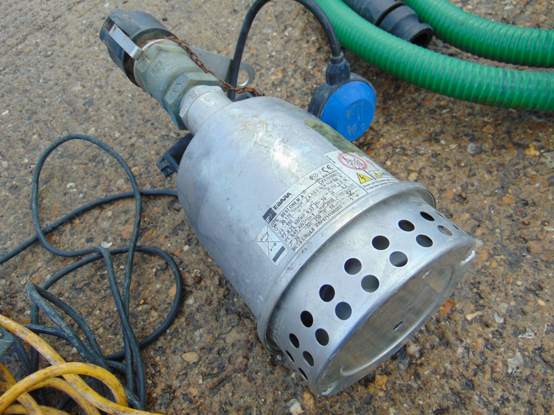 Ebara Best One MA Automatic Float Submersible Pump 110V - Image 3 of 5