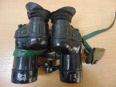 1X PAIR OF AVIMO L12A1 BRITISH ARMY SELF FOCCUSING 7X 42 BINOS NATO MARKED C/W FILTERS