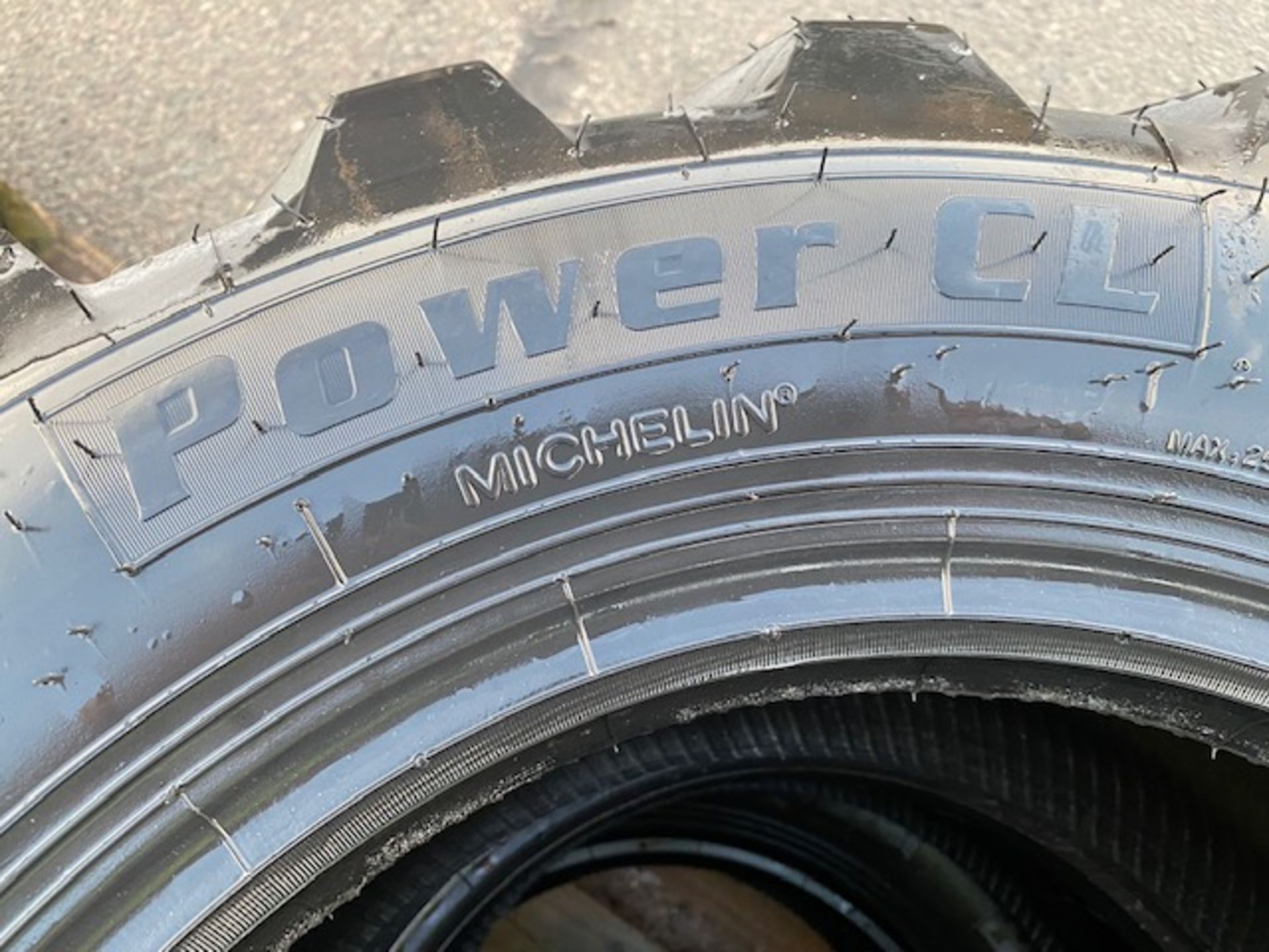 4 x Michelin 280/80-18 Power CL tyres, unused, suitable for mini JCB telehandler etc - Image 7 of 8