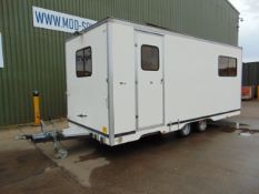 Recently Released from St Johns Ambulance a Kompax Twin Axle Box Trailer / Welfare Unit