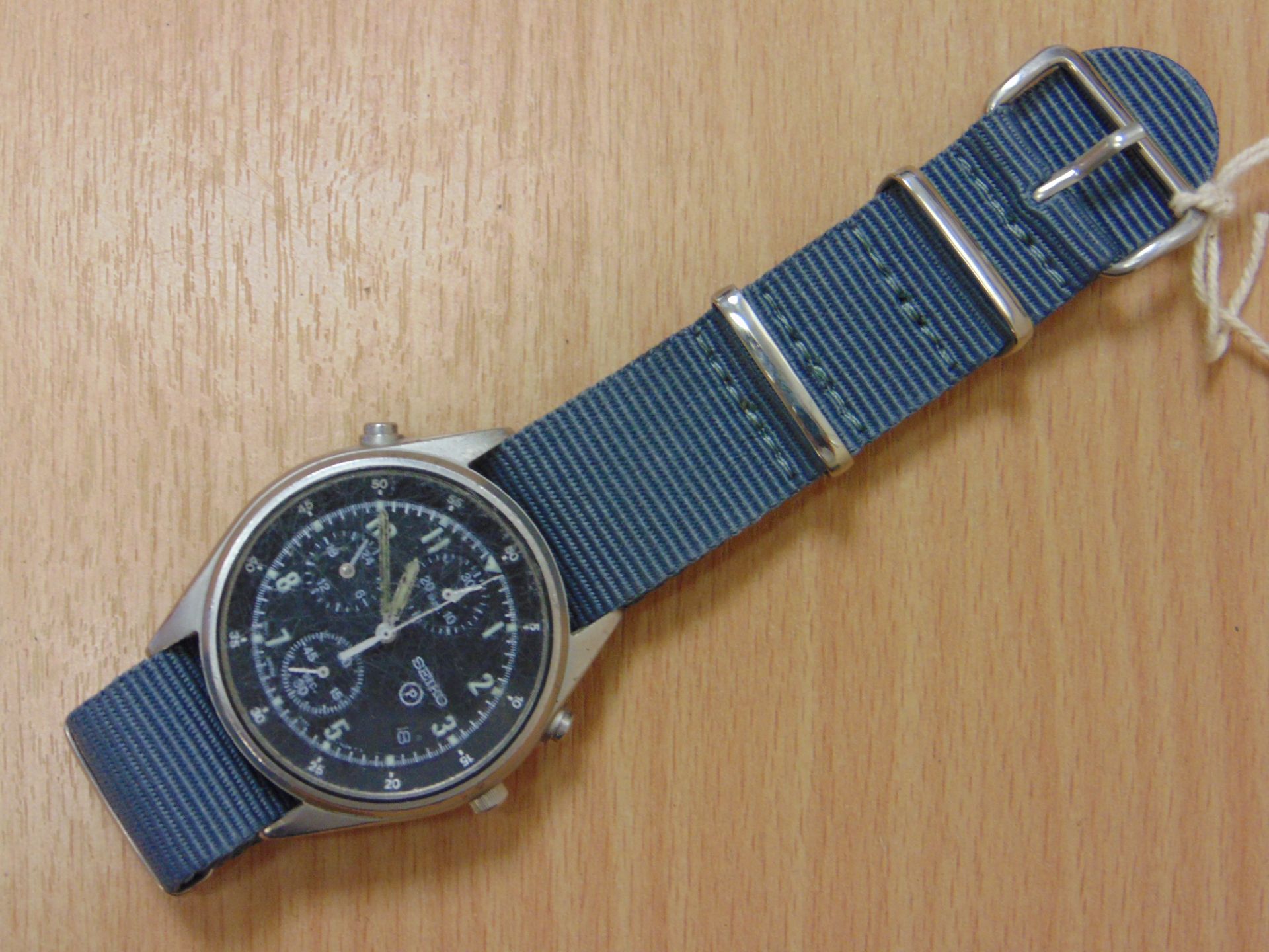 SEIKO GEN 2 PILOTS CHRONO NATO MARKS RAF ISSUE DATE 1996