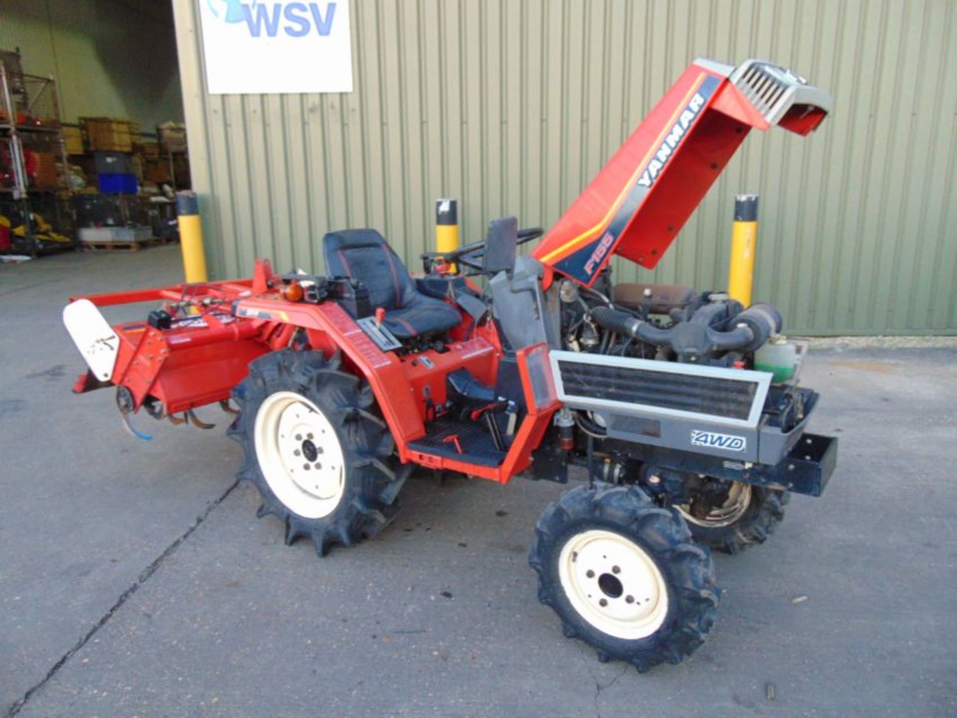 Yanmar F155 4WD Compact Tractor c/w Rotovator ONLY 601 HOURS! - Image 17 of 24