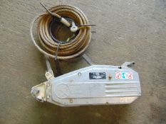 Tractel TU32 tirfor winch, with winch rope